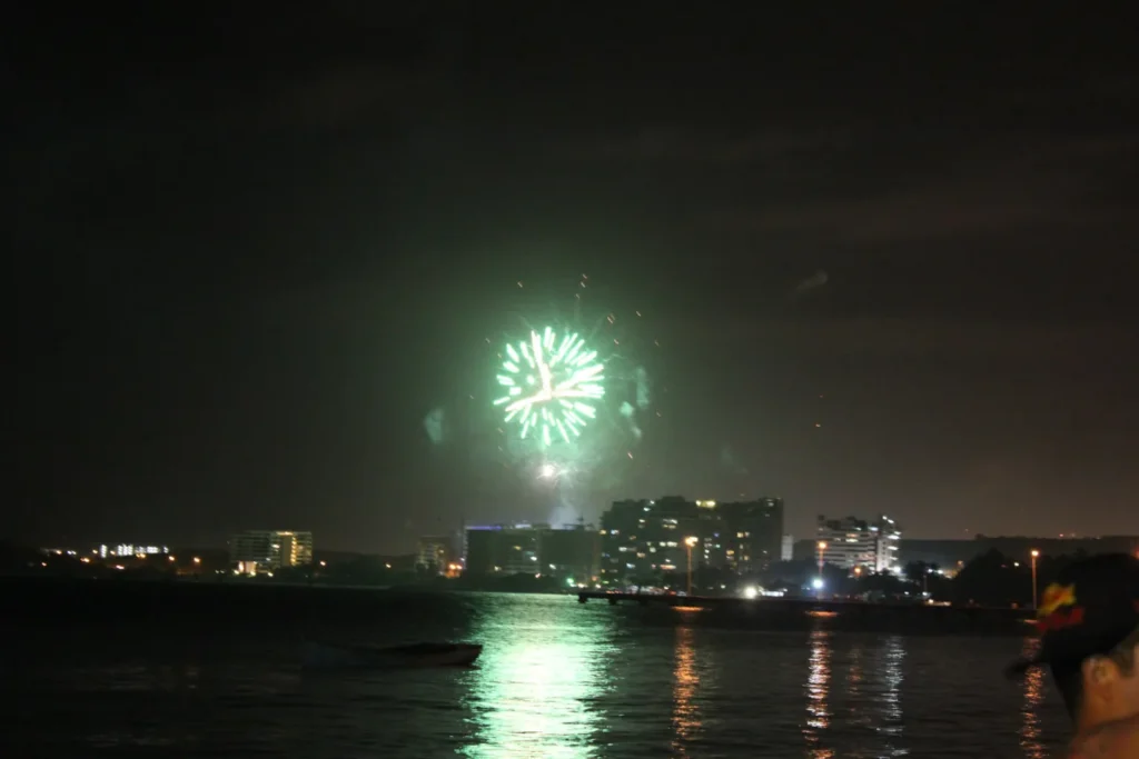 Evening atmosphere in Pampatar · Italcaribe Village in El Cardón · Isla Margarita